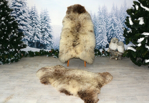 Twin Set Harmonie Öko Lammfell Beige Coloure
